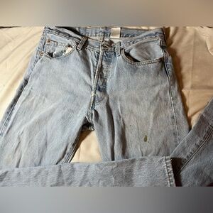 Levi's Mens Light Blue Denim Jeans Size 32x34